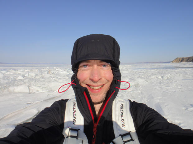 Little jumbley ice on Lake Baikal